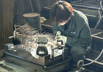 治具調整(独自技術の継承)